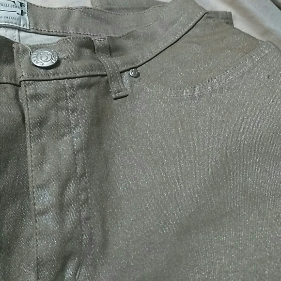Roberto Cavalli Denim - Roberto Cavalli khaki silver jeans new no tags